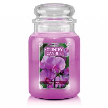 Country Candle 652g - Sweet Pea